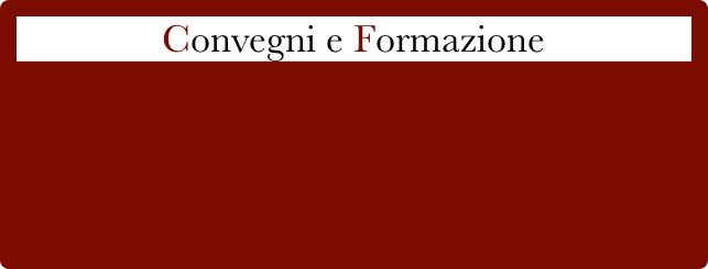 Convegni e Formazione